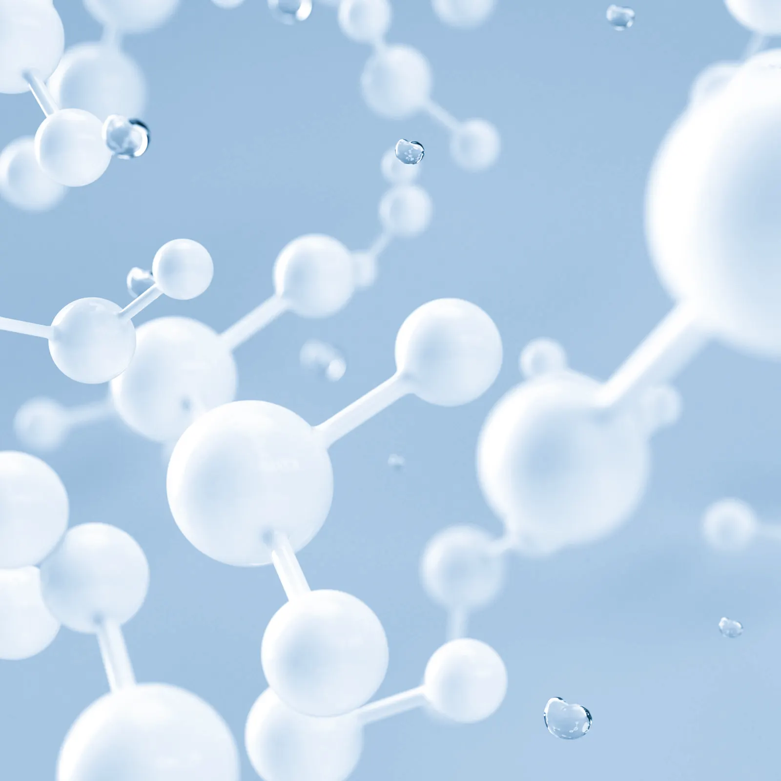 Struttura molecolare dell'acido ialuronico